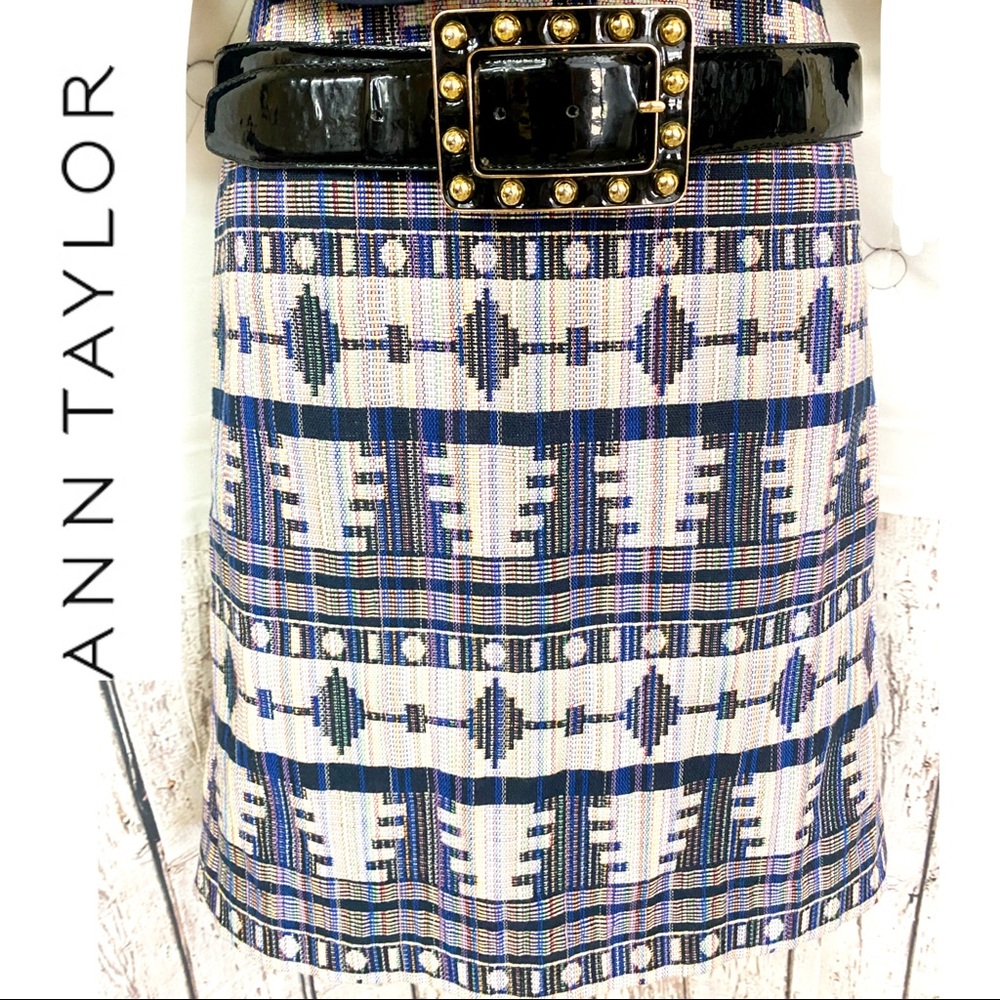 ANN TAYLOR Southwest Style design pencil skirt 2